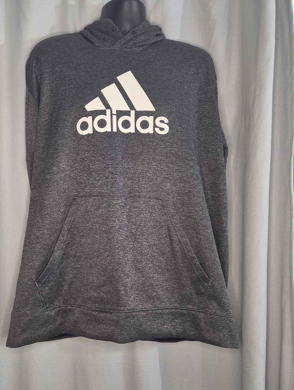 Adidas 2X Grey Logo Hoodie